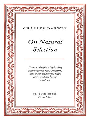 cover image of On Natural Selection